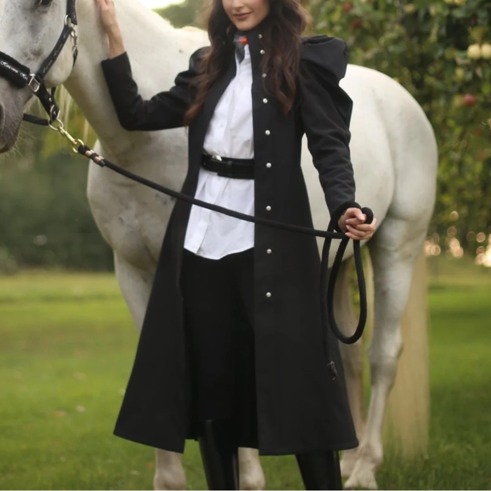 Rain Sisters Puff Sleeve Rain Coat